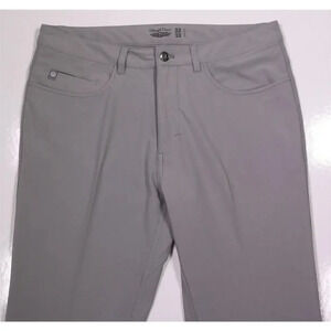 Straight Down Golf $160 Light Gray 5-Pocket Hero Performance Pants 32x28